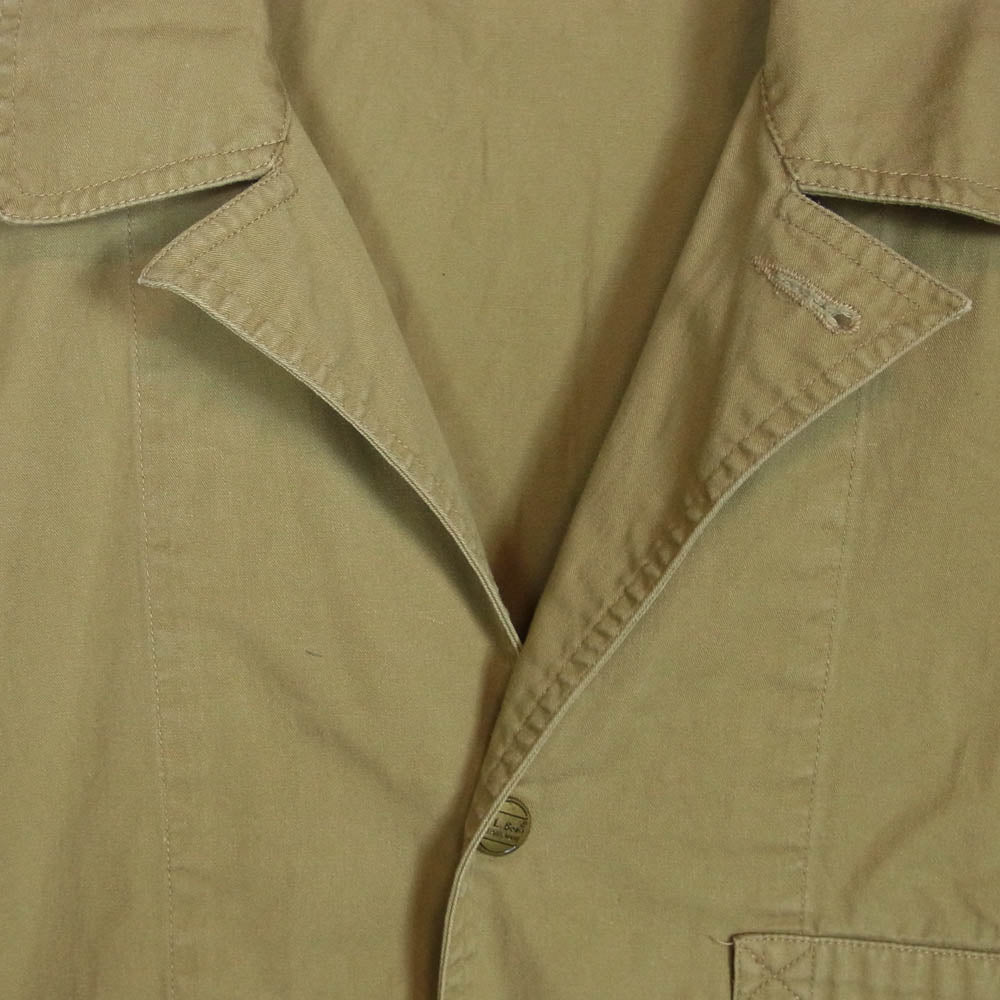 L.L.Bean エルエルビーン 1451 SAFARI SHIRT サファリ 長袖 シャツ ジャケット ベージュ系 M【中古】