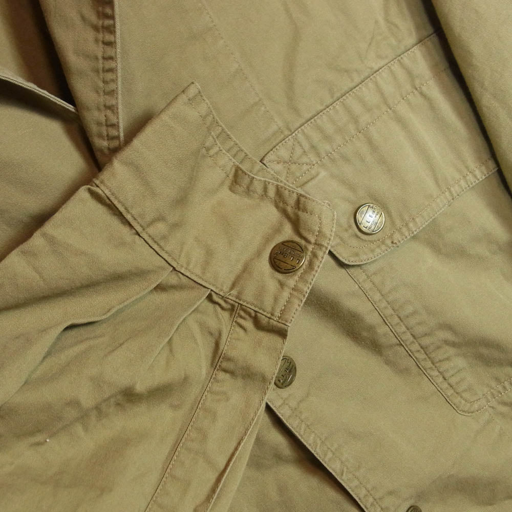 L.L.Bean エルエルビーン 1451 SAFARI SHIRT サファリ 長袖 シャツ ジャケット ベージュ系 M【中古】