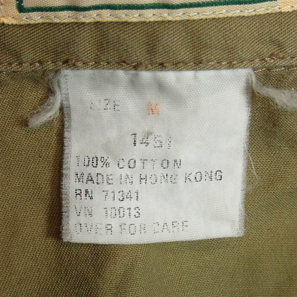L.L.Bean エルエルビーン 1451 SAFARI SHIRT サファリ 長袖 シャツ ジャケット ベージュ系 M【中古】