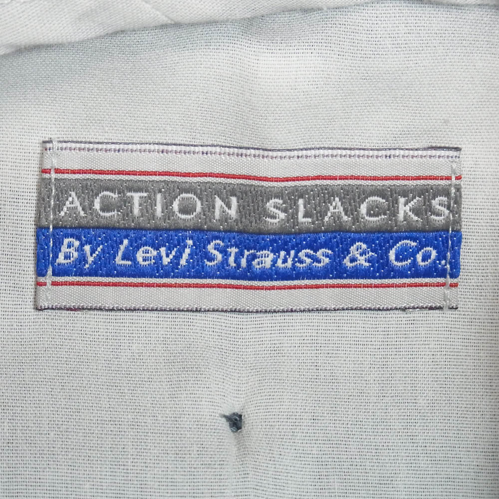Levi's リーバイス 1-800-USA-LEVI 90s ACTION SLACKS アクション スラックスパンツ ネイビー系 M【中古】