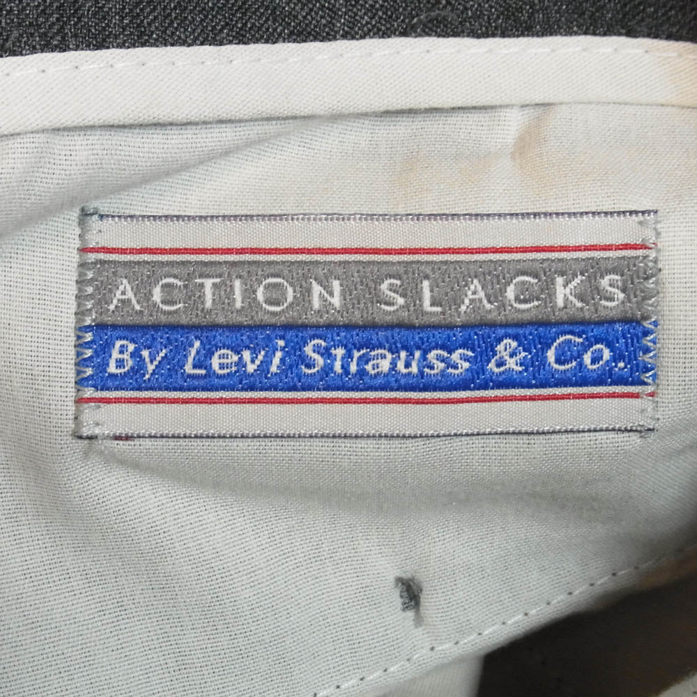 Levi's リーバイス 47690-2757 90s ACTION SLACKS アクション スラックスパンツ グレー系 34【中古】