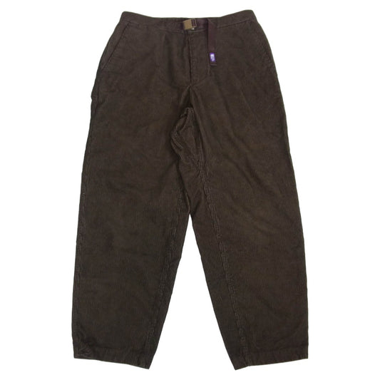 THE NORTH FACE ノースフェイス NT5058N Purple Label パープルレーベル Corduroy Wide Tapered Pants コーデュロイ ワイド テーパードパンツ ブラウン系 30【中古】