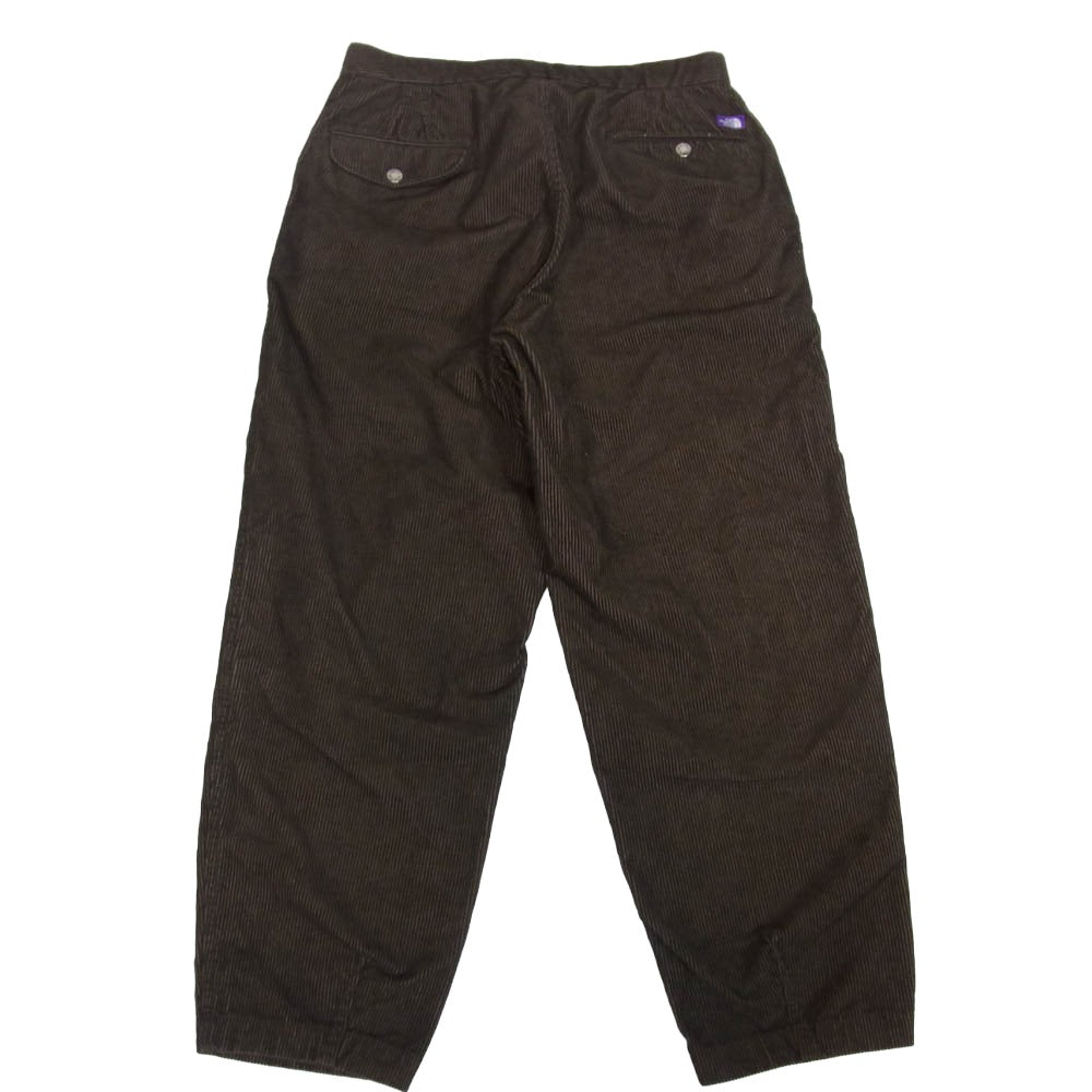 THE NORTH FACE ノースフェイス NT5058N Purple Label パープルレーベル Corduroy Wide Tapered Pants コーデュロイ ワイド テーパードパンツ ブラウン系 30【中古】