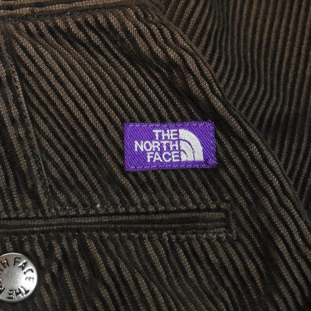 THE NORTH FACE ノースフェイス NT5058N Purple Label パープルレーベル Corduroy Wide Tapered Pants コーデュロイ ワイド テーパードパンツ ブラウン系 30【中古】