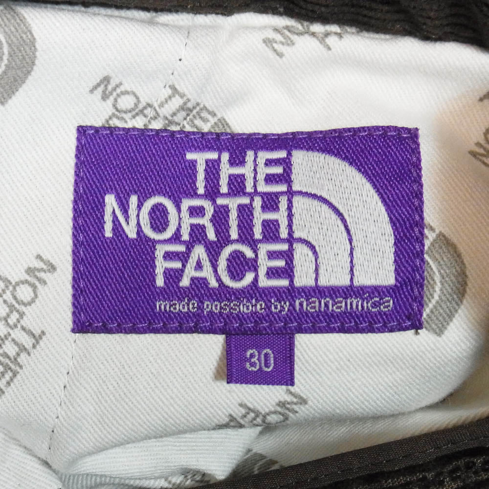 THE NORTH FACE ノースフェイス NT5058N Purple Label パープルレーベル Corduroy Wide Tapered Pants コーデュロイ ワイド テーパードパンツ ブラウン系 30【中古】