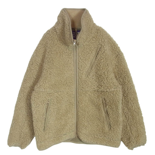 THE NORTH FACE ノースフェイス NA2051N Purple Label パープルレーベル Wool Boa Fleece Field Jacket and Long Coat ウールボアフリース フィールドジャケット ロング コート EC Ecru M【極上美品】【中古】