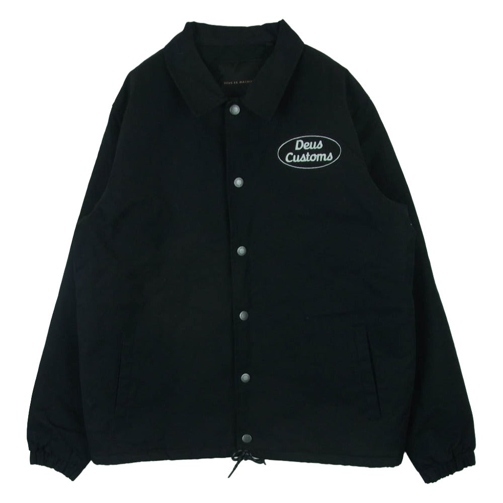 デウスエクスマキナ DMF2061321 Plenty Coach Jacket コーチ ジャケット ブラック系 L【中古】