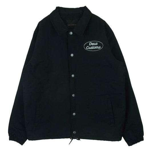 デウスエクスマキナ DMF2061321 Plenty Coach Jacket コーチ ジャケット ブラック系 L【中古】