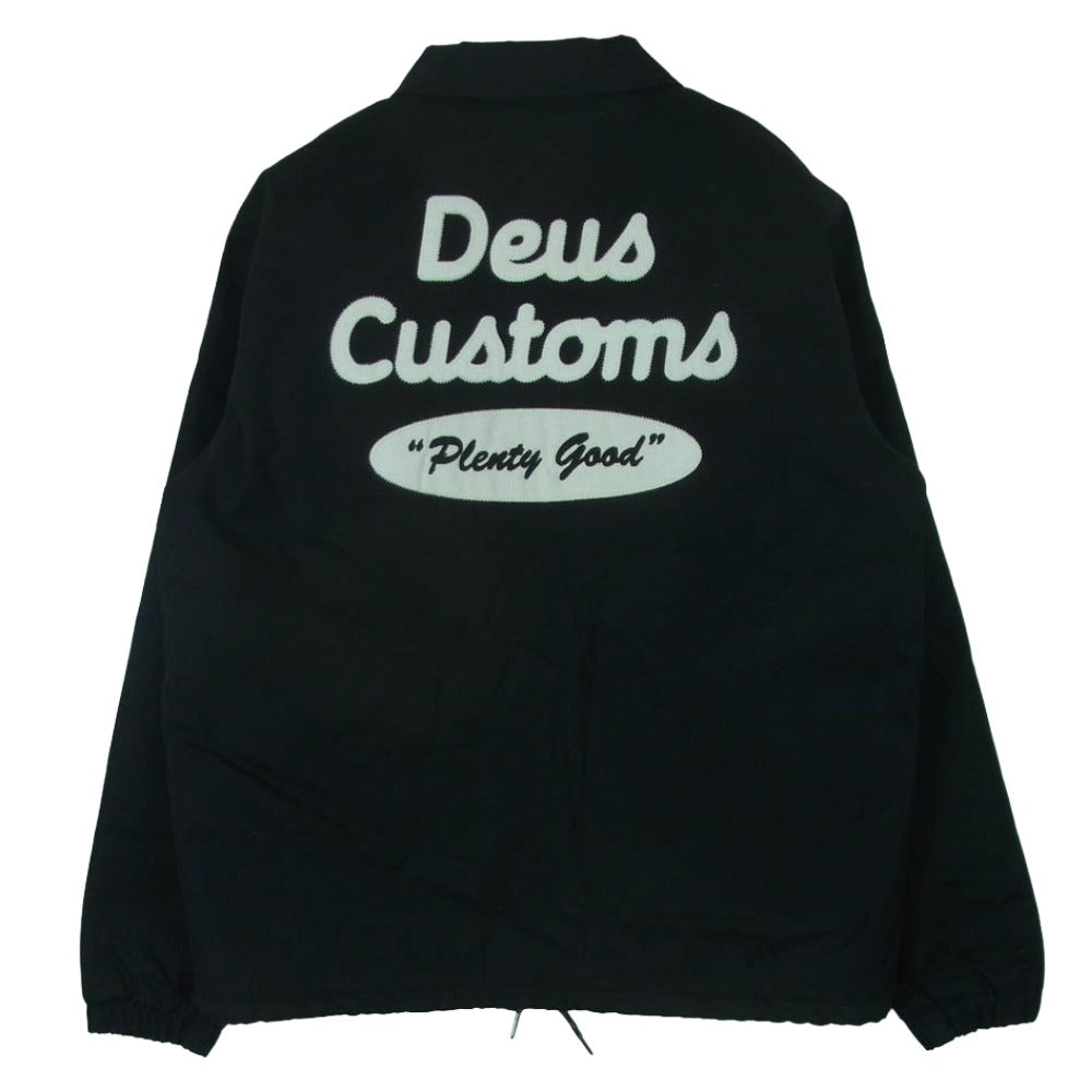 デウスエクスマキナ DMF2061321 Plenty Coach Jacket コーチ ジャケット ブラック系 L【中古】