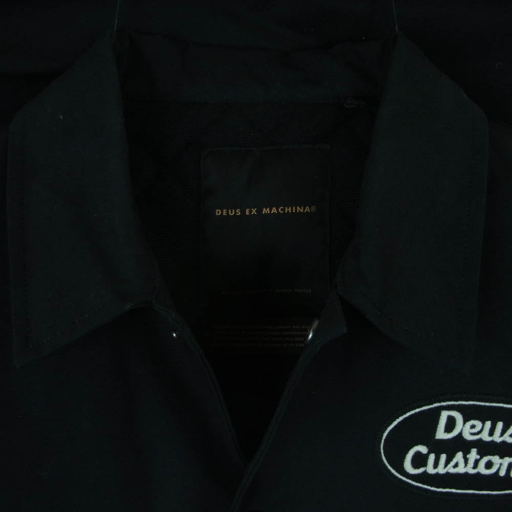 デウスエクスマキナ DMF2061321 Plenty Coach Jacket コーチ ジャケット ブラック系 L【中古】
