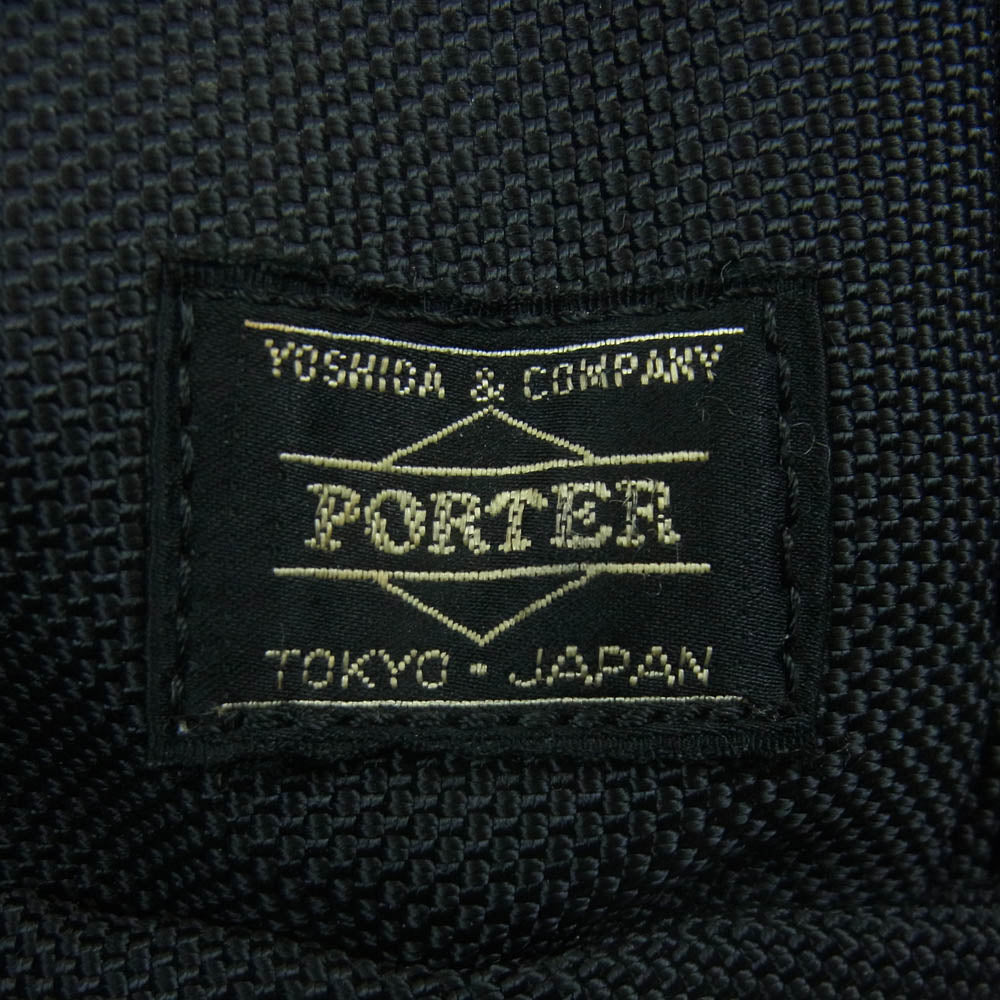 PORTER ポーター HEAT ヒｰト ボディバッグ ウエスト バッグ 日本製 ブラック系【中古】