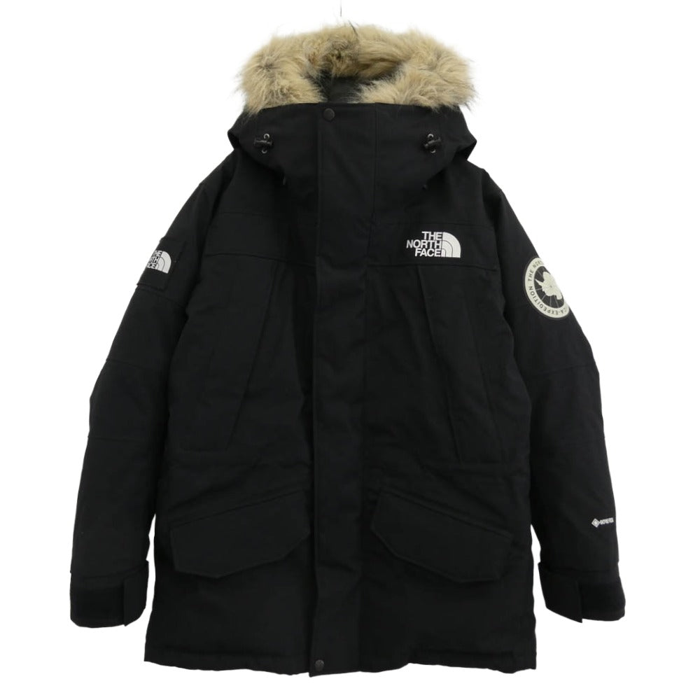 THE NORTH FACE ノースフェイス ND92342 ANTARCTICA PARKA ファーフード アンタークティカパーカ ダウンジャケット ブラック系 M【中古】