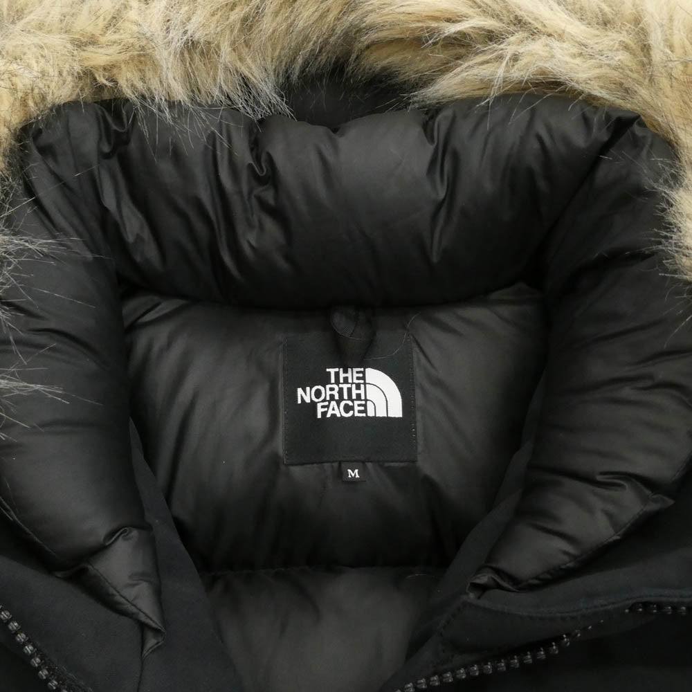 THE NORTH FACE ノースフェイス ND92342 ANTARCTICA PARKA ファーフード アンタークティカパーカ ダウンジャケット ブラック系 M【中古】