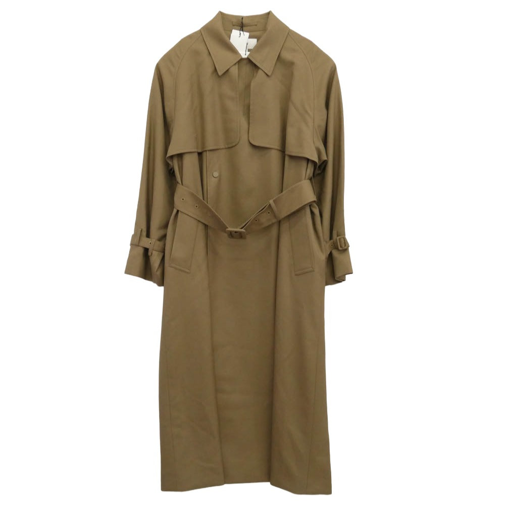 HYKE ハイク 17417-0901 WOOL TRENCH COAT ウールギャバジン トレンチコート ベージュ系 1【極上美品】【中古】