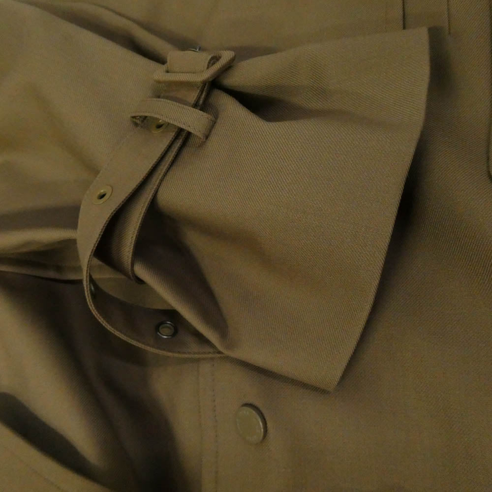 HYKE ハイク 17417-0901 WOOL TRENCH COAT ウールギャバジン トレンチコート ベージュ系 1【極上美品】【中古】