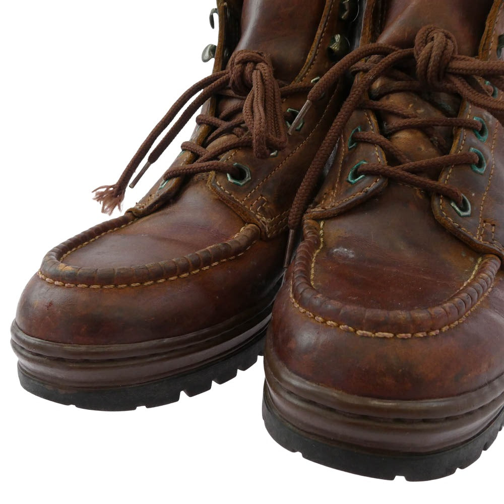 Timberland ティンバーランド レザー ワーク ブーツ ブラウン系 7.5【中古】