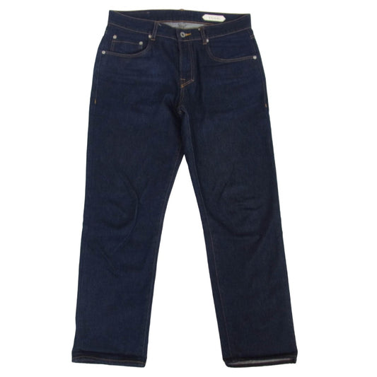 イカイ YPUJF 004 ROBUSTO ロブストコットンシルク デニムパンツ ジーンズ インディゴブルー系 32【中古】