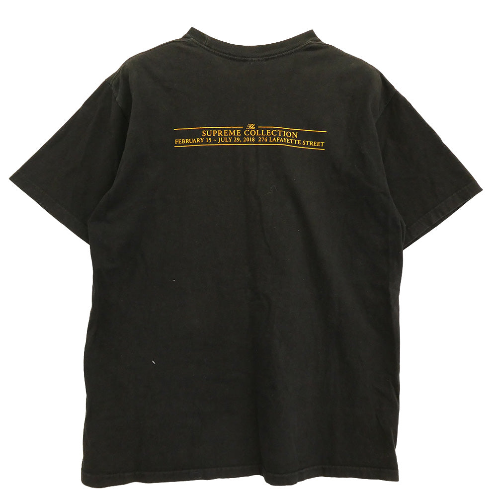 Supreme シュプリーム 18SS Cards Tee カード グラフィック Tシャツ 半袖カットソー ブラック系 L【中古】