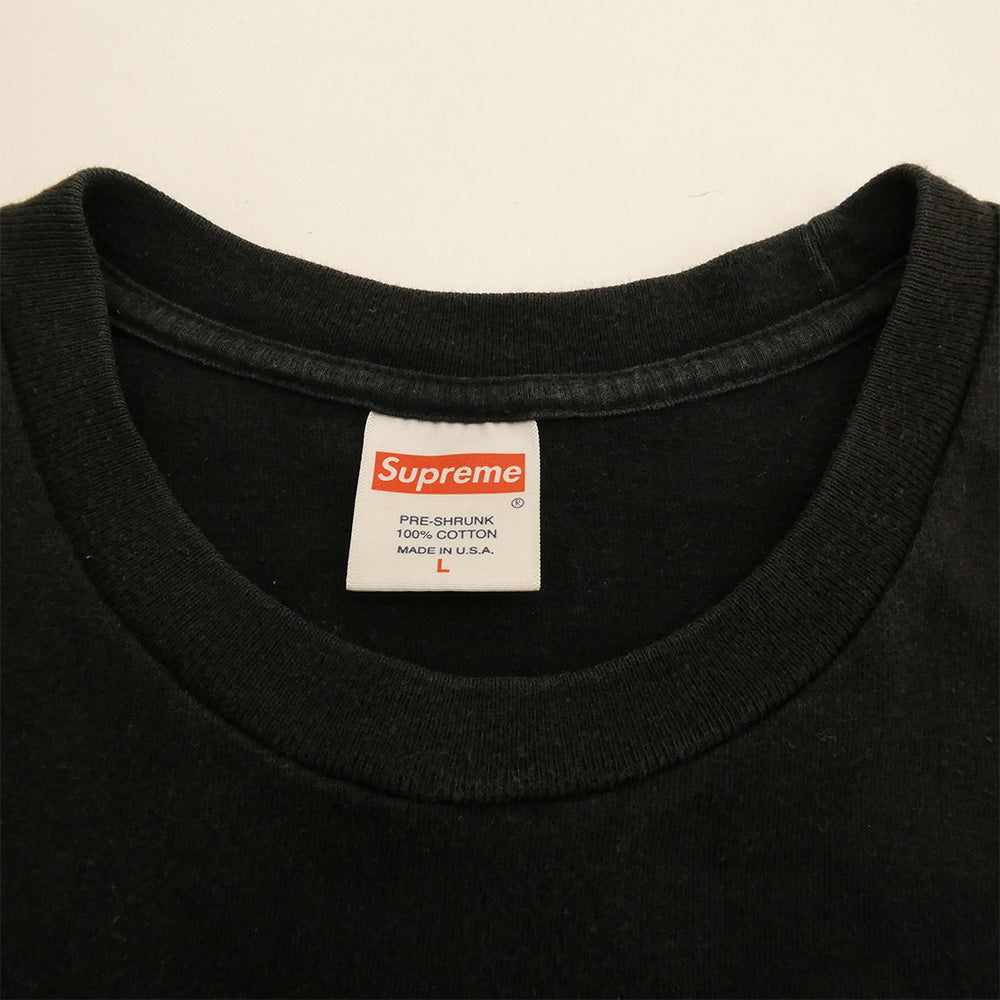 Supreme シュプリーム 18SS Cards Tee カード グラフィック Tシャツ 半袖カットソー ブラック系 L【中古】
