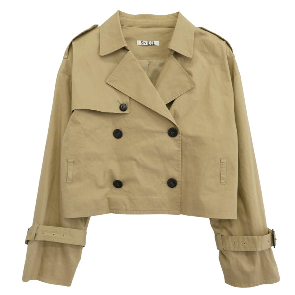 snidel スナイデル SWFC194005 3WAY トレンチ コート ベージュ系 F【中古】
