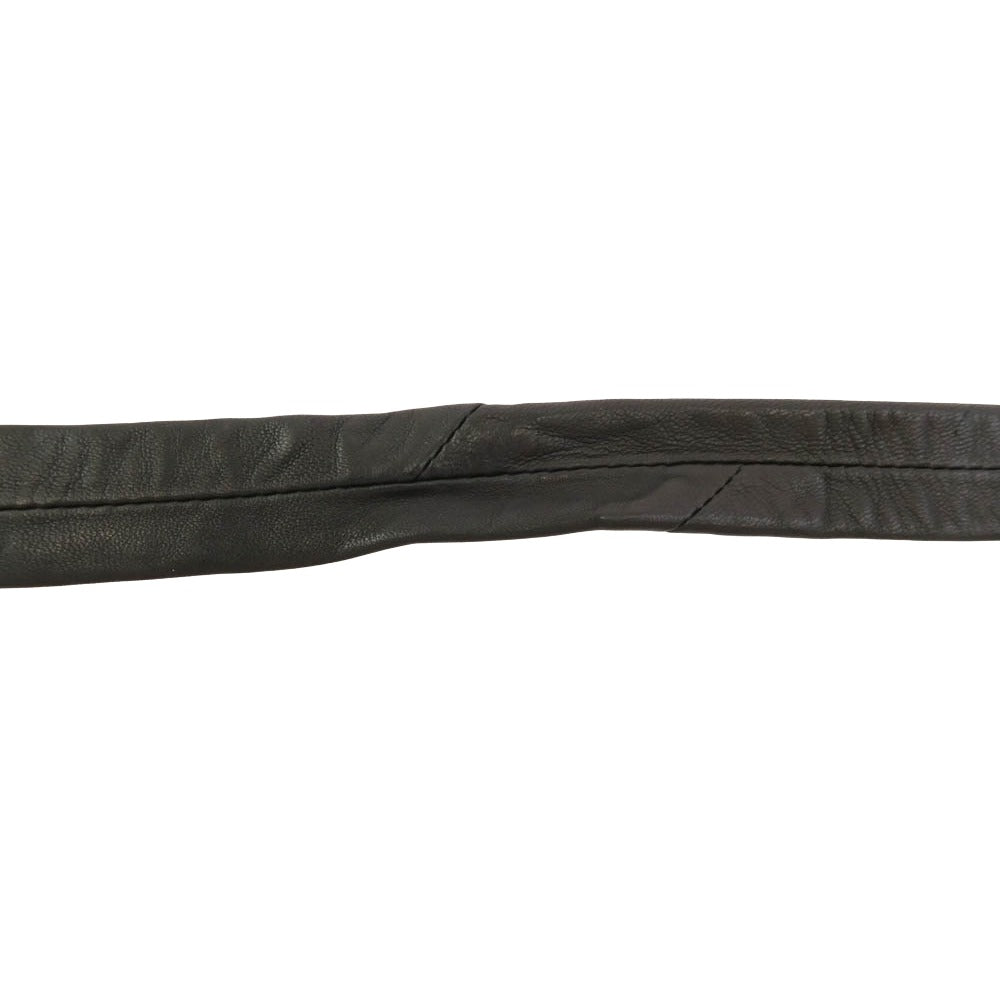 CHROME HEARTS クロムハーツ（原本有） TIE NEK SKNNY LTHR レザー ナロータイ ダガー ネクタイ ブラック系【中古】