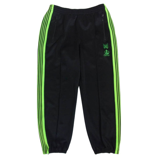 Needles ニードルス KP986 END OF THE WORLD TRACK PANT SEKAI NO OWARI セカイノオワリ トラックパンツ ブラック系 S【中古】