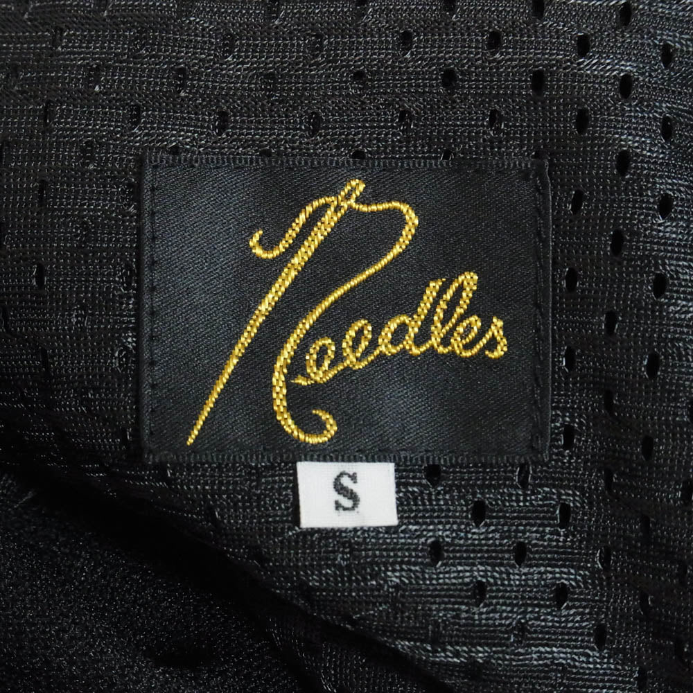 Needles ニードルス KP986 END OF THE WORLD TRACK PANT SEKAI NO OWARI セカイノオワリ トラックパンツ ブラック系 S【中古】