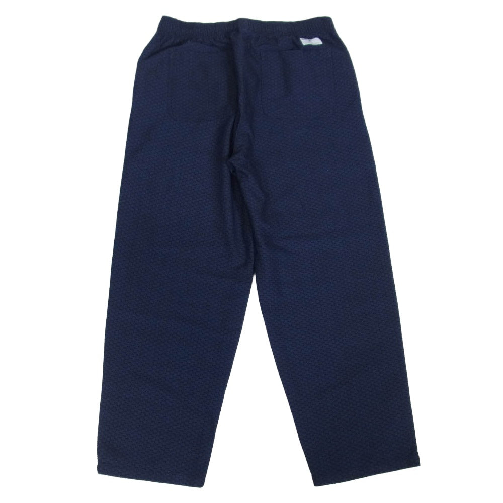 schott ショット 782-5210012 SASHIKO PANTS 刺子 イージーパンツ ネイビー系 L【美品】【中古】
