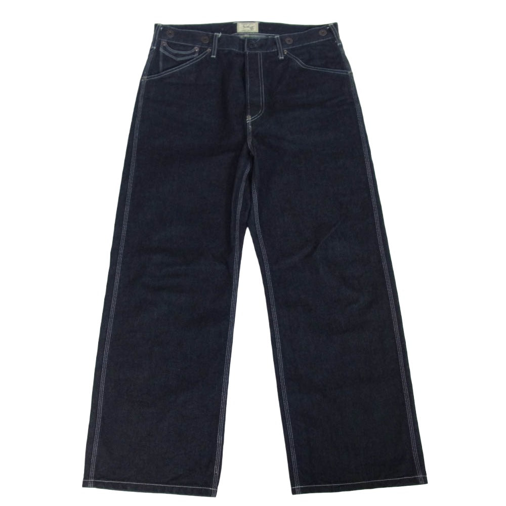 schott ショット 25AW 782-5911005 926 FP WIDE DENIM PANTS インディゴブルー系 34【美品】【中古】