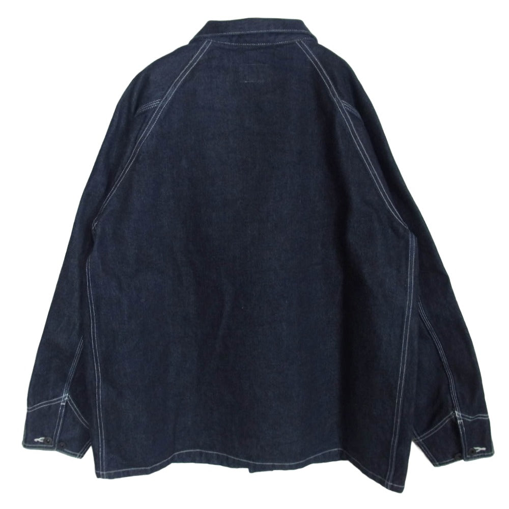schott ショット 25AW 782-5952005 962J FP COVERALL ファイアプルーフ カバーオール デニム ワークジャケット インディゴブルー系 42【美品】【中古】