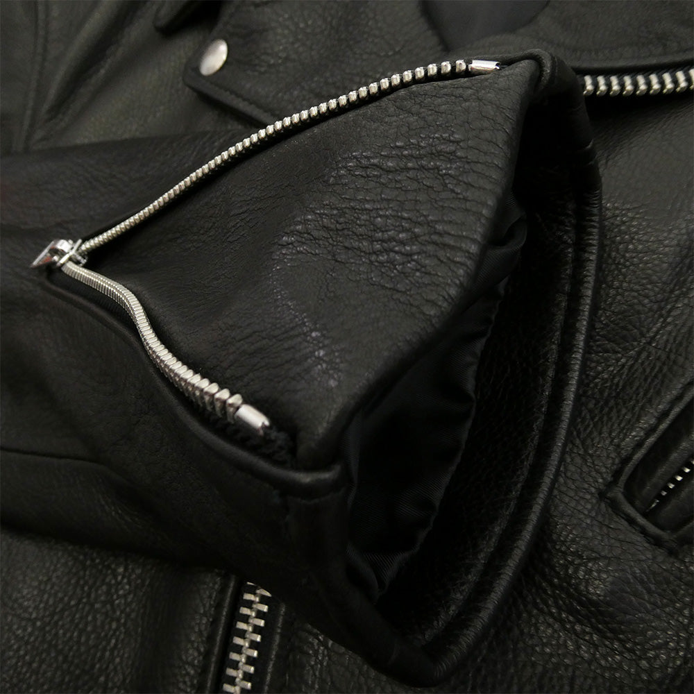 schott ショット 7825950019 516UST ONESTAR NEW NAKED ワンスター ニューネイキッド TALL カウレザー ダブルライダースジャケット ブラック系 44【美品】【中古】