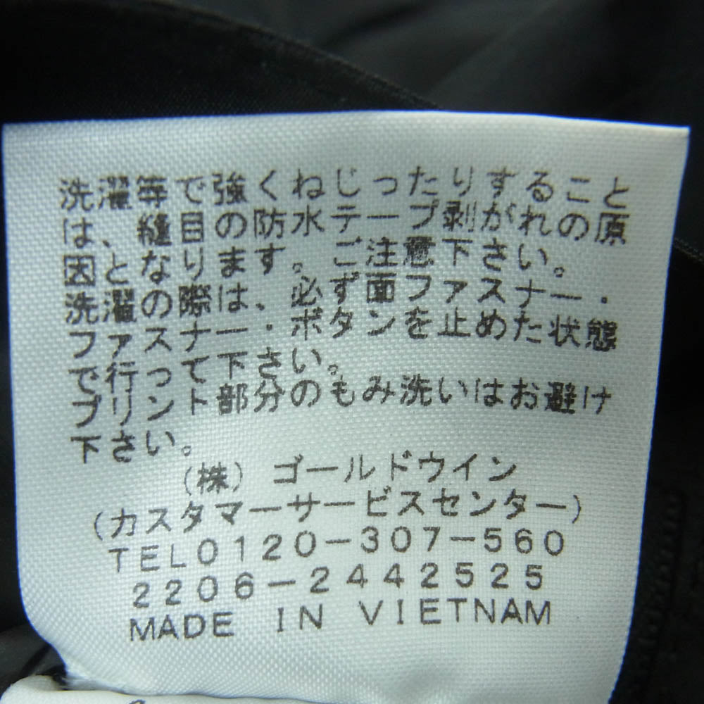 THE NORTH FACE ノースフェイス NP12302 CLOUD JACKET クラウド ジャケット ゴアテックス マウンテン パーカー ブラック系 S【中古】