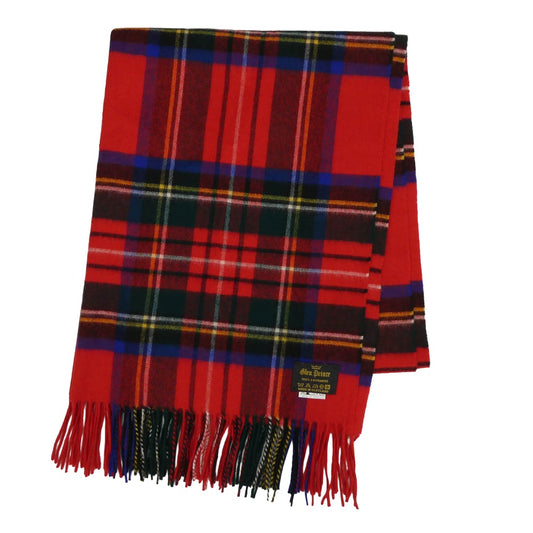 Glen Prince グレンプリンス タータンチェック カシミヤ フリンジ マフラー マルチカラー系【中古】