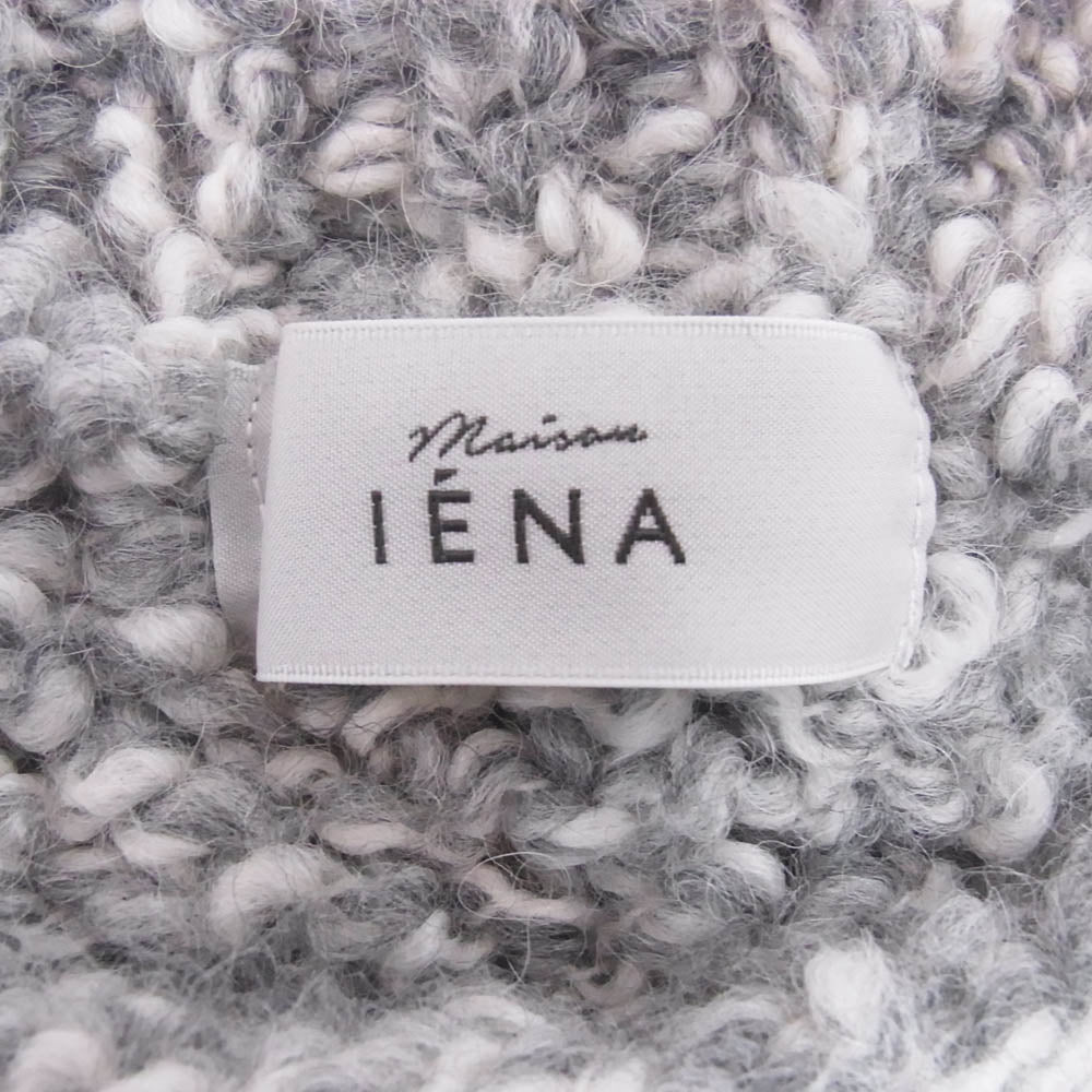 IENA イエナ アルパカ ウール ハンド ニット セーター グレー系 FREE【中古】