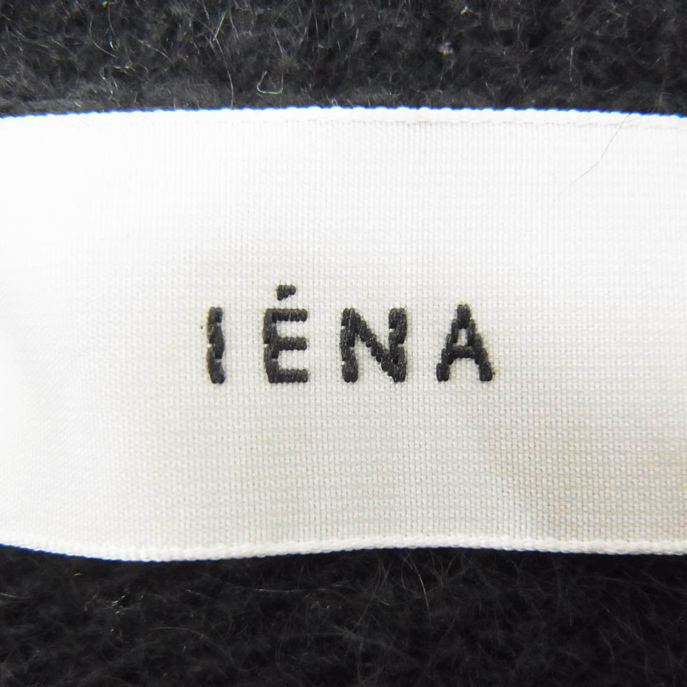IENA イエナ ラクーンMIX LAMER ロゴ ニット セーター ブラック系 サイズ表記無【中古】