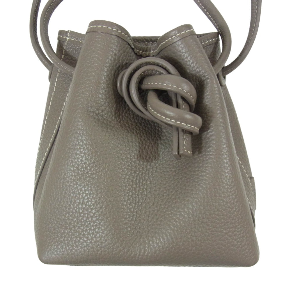 VASIC ヴァジック BOND MINI ボンド ミニ 巾着 バッグ グレー系【中古