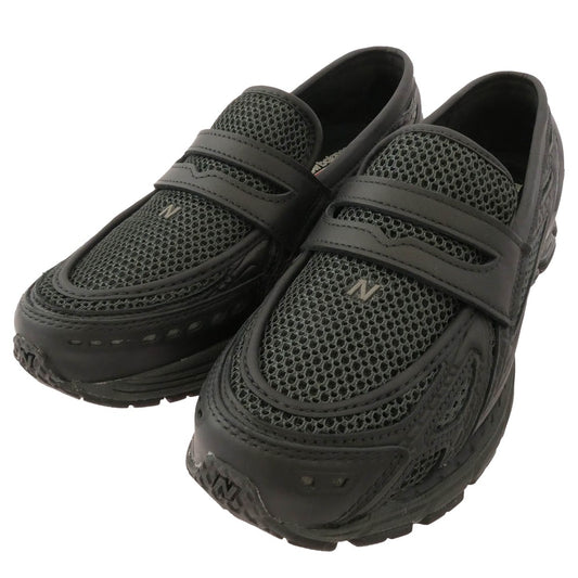 NEW BALANCE ニューバランス U1906LAI LOAFER BLACK ローファータイプ オーバーレイデザイン スニーカー ブラック系 27.5cm【中古】