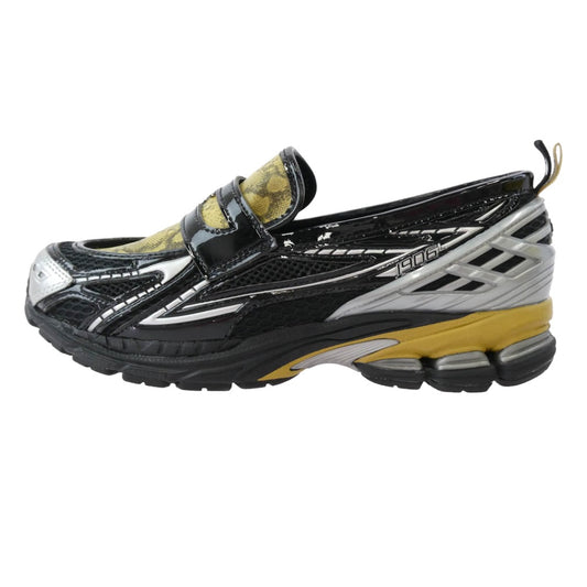 NEW BALANCE ニューバランス U1906LGA ×GANNI LOAFER SNAKE ガニー ローファー スネーク スニーカー ブラック系 イエロー系 27.5cm【中古】