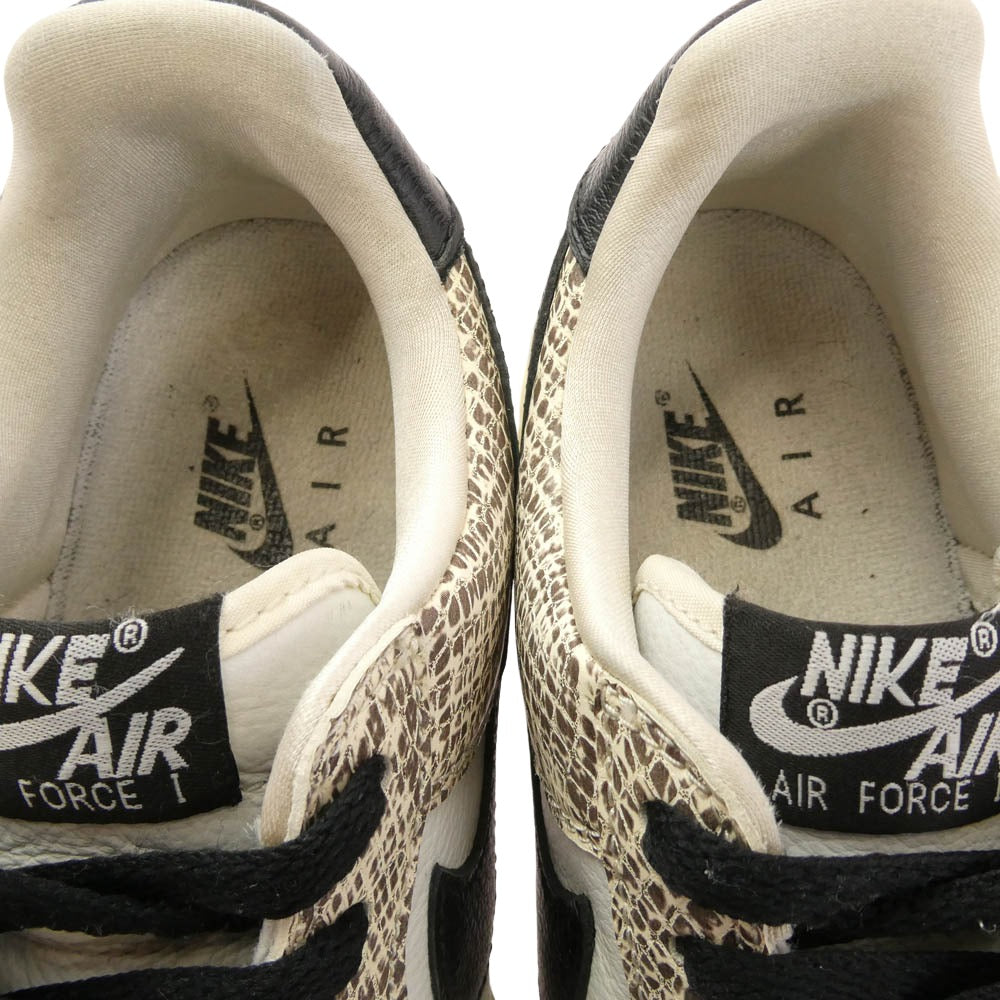 NIKE ナイキ 845053-104 AIR FORCE1 LOW RETRO COCOA SNAKE エアフォース スネイク ベージュ系 ブラウン系 27cm【中古】