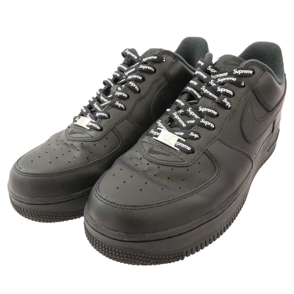Supreme シュプリーム CU9225-001 NIKE ナイキ AIR FORCE1 LOW エアフォース ブラック系 27cm【中古】