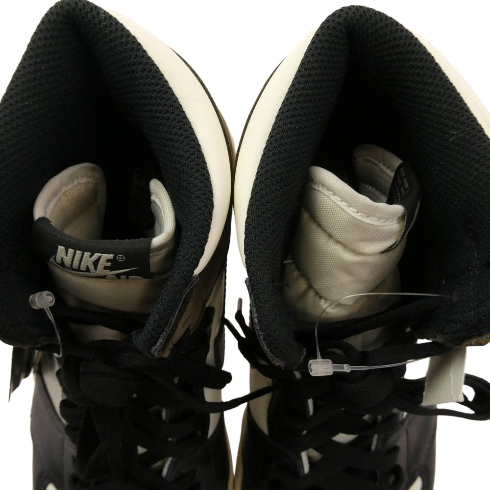NIKE ナイキ 555088-105 AIR JORDAN1 RETRO HIGH OG DARK MOCHA エアジョーダン ダークモカ ブラック系 ブラウン系 27cm【美品】【中古】