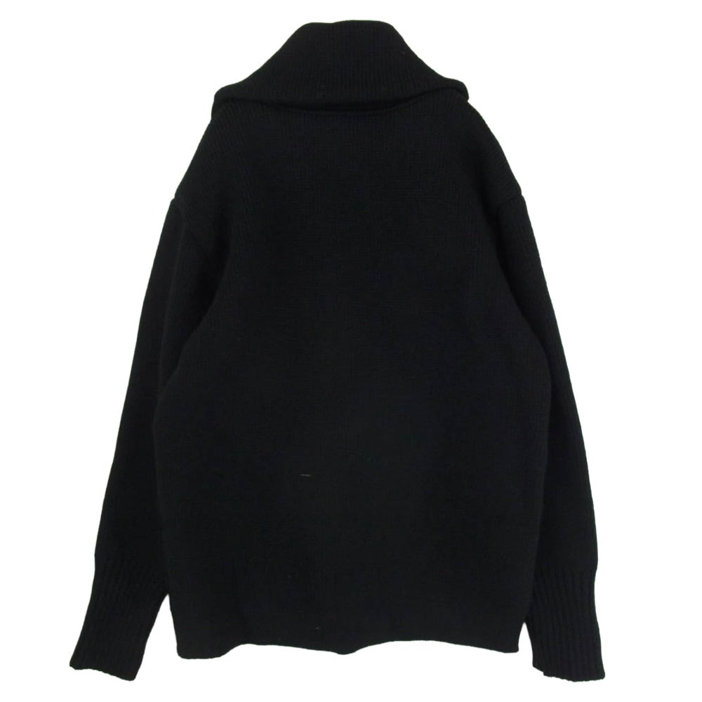 グルービンハイ 40'S Cardigan ウール ショールカラー カーディガン ブラック系 S【中古】