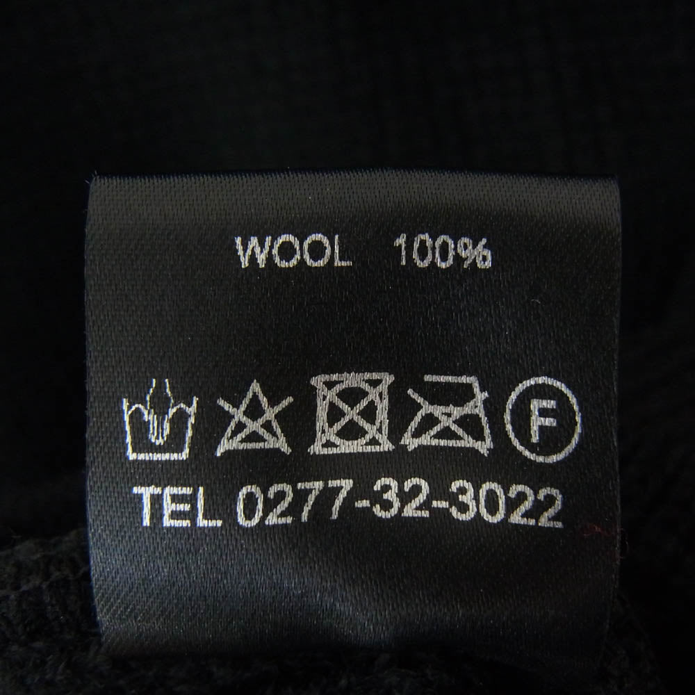 グルービンハイ 40'S Cardigan ウール ショールカラー カーディガン ブラック系 S【中古】