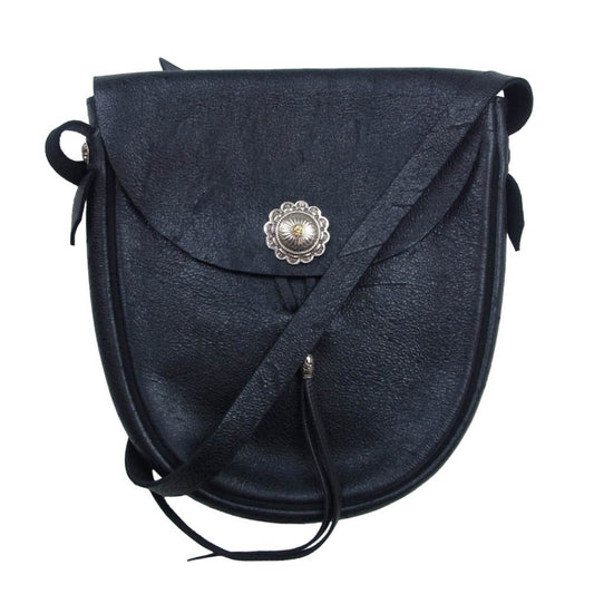 モト RBAG111 Kudu Shoulder Bag Middle クードゥー ミドル ショルダーバッグ ブラック系【中古】