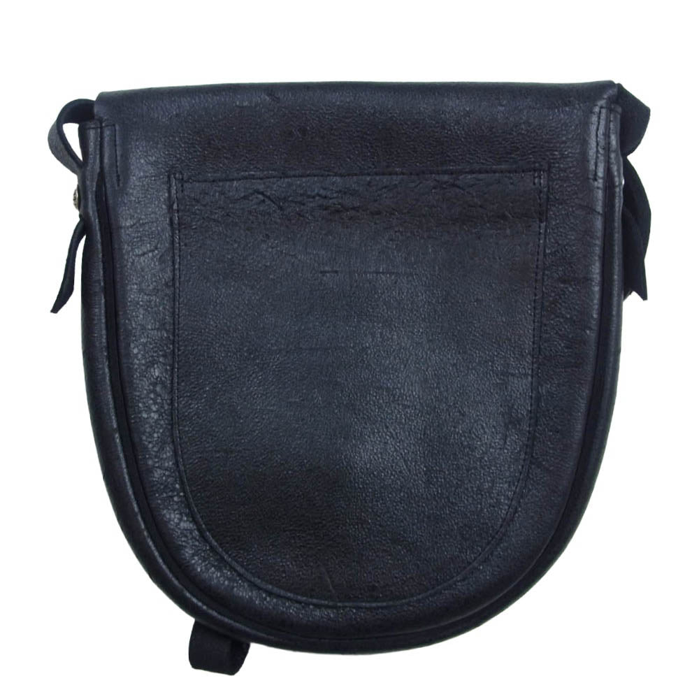 モト RBAG111 Kudu Shoulder Bag Middle クードゥー ミドル ショルダーバッグ ブラック系【中古】