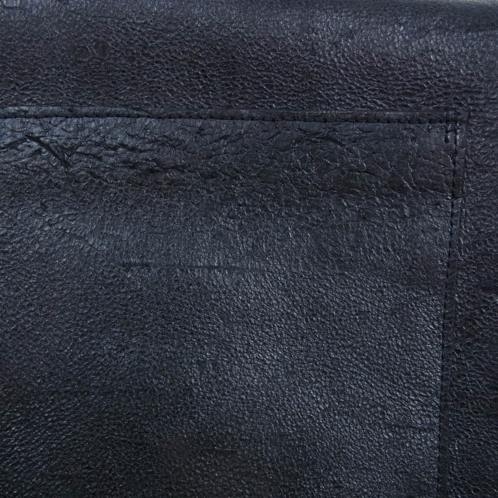 モト RBAG111 Kudu Shoulder Bag Middle クードゥー ミドル ショルダーバッグ ブラック系【中古】