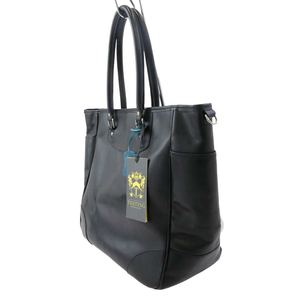 タスティング Dee レザー トートバッグ ブラック系【中古】