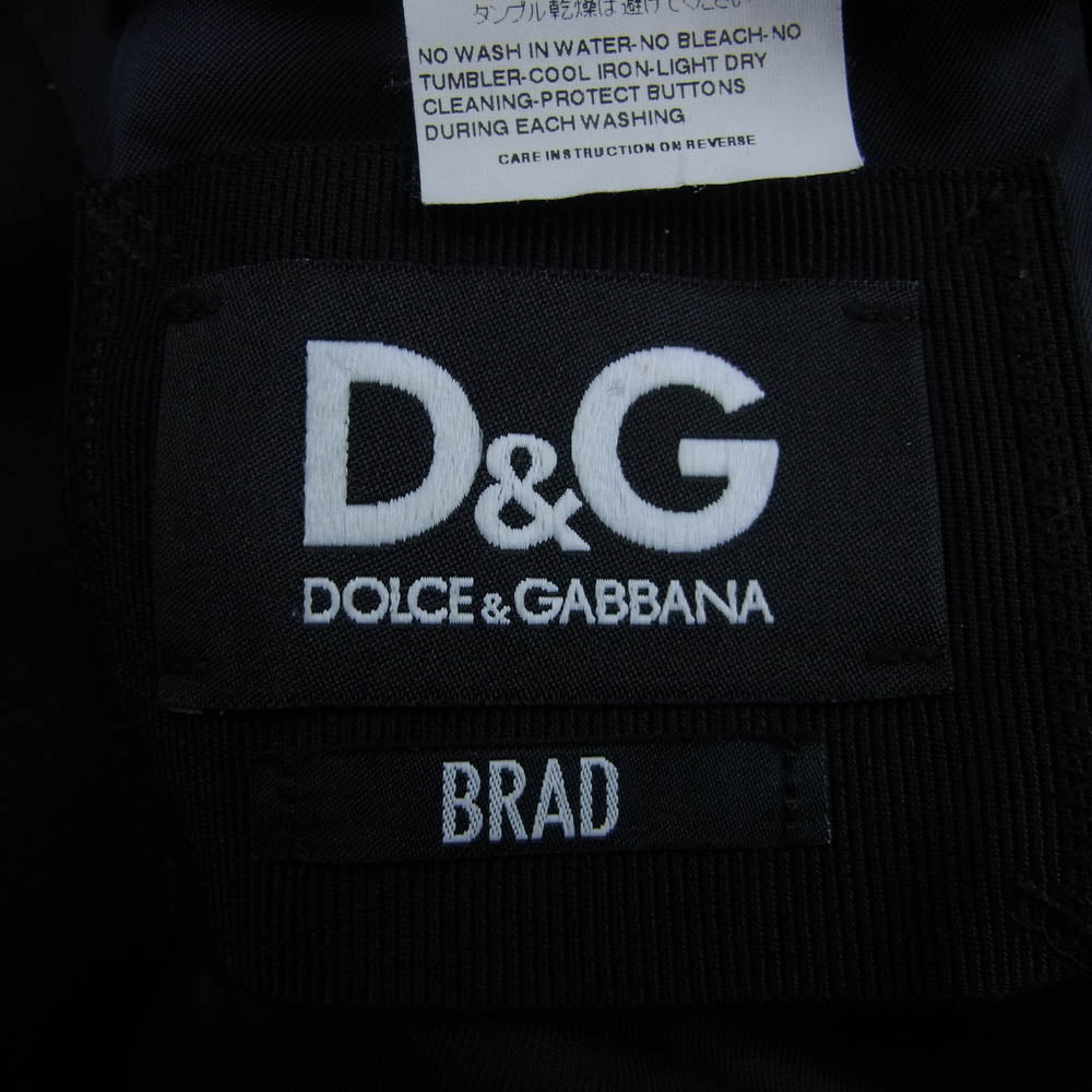 D&G ディーアンドジー レーヨン 2B テーラード ジャケット ブラック系 52【中古】