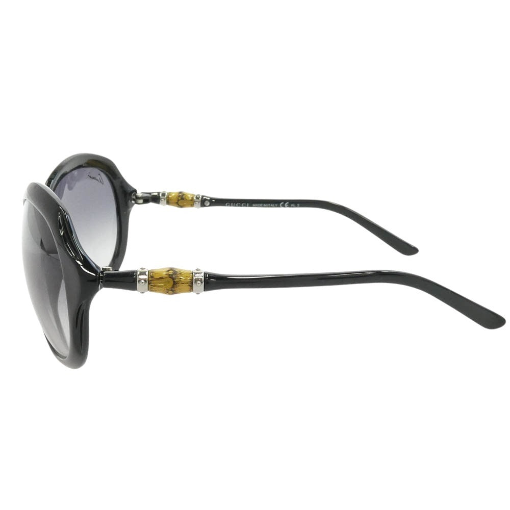 GUCCI グッチ GG3130/S Rounded Gradient Bamboo バンブー サングラス フレーム：ブラック系　レンズ：ブラック系 59□15-125【中古】