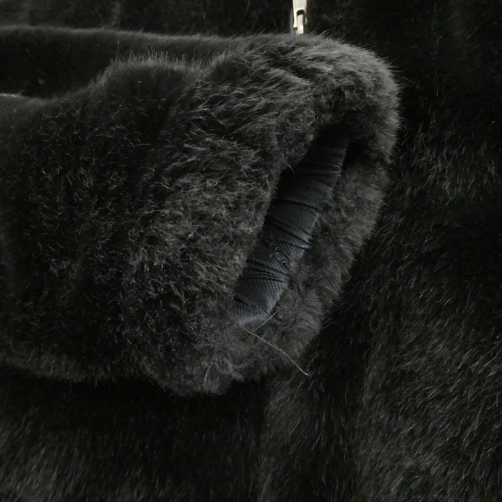 Supreme シュプリーム 17SS Faux fur Bomber Jacket フェイク ファー ボンバー ジャケット ブラック系 M【中古】